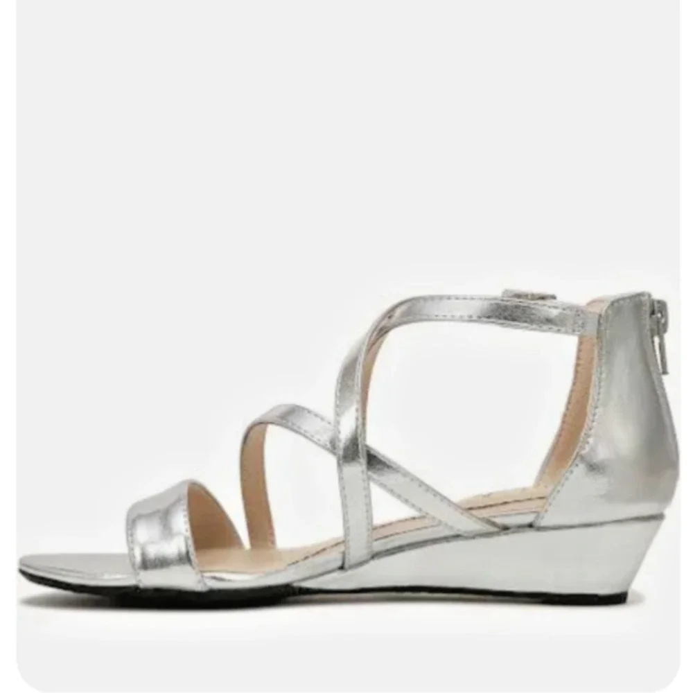 LifeStride Womens Yolanda Ankle Strap Open Toe Strappy Sandals Sandals
